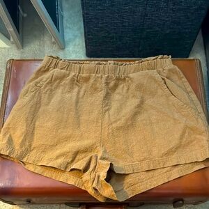 Women's Tan Casual Shorts